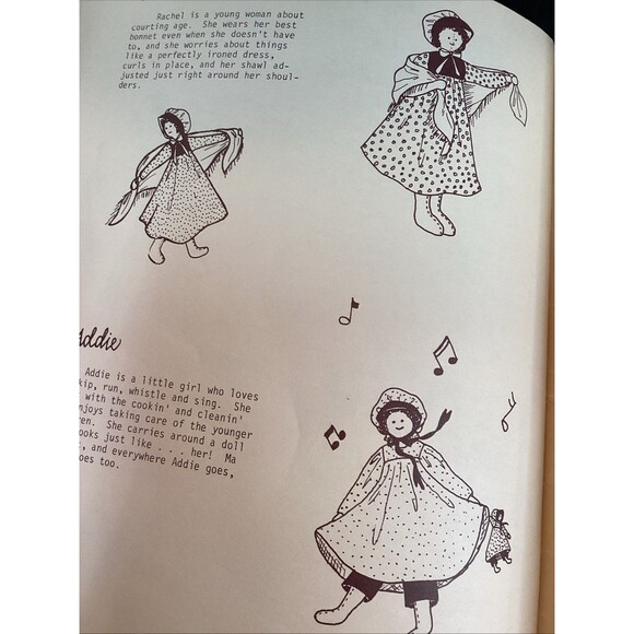 The Doll That Ma Made Paperback Pattern Book 15" Folk Dolls & Clothes Piecemaker - Picture 15 of 16
